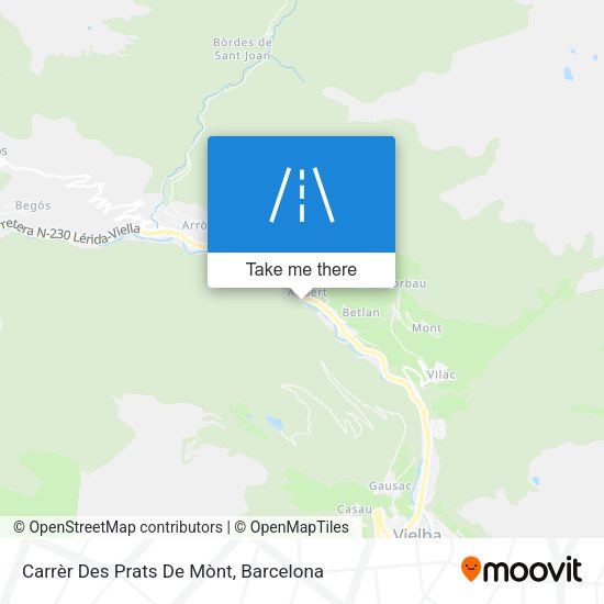 Carrèr Des Prats De Mònt map