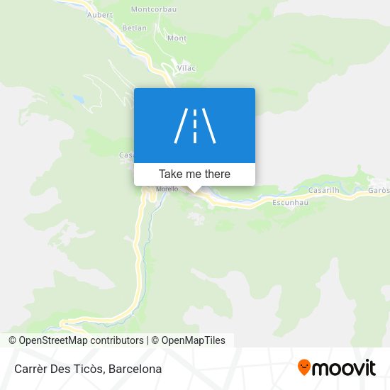 Carrèr Des Ticòs map