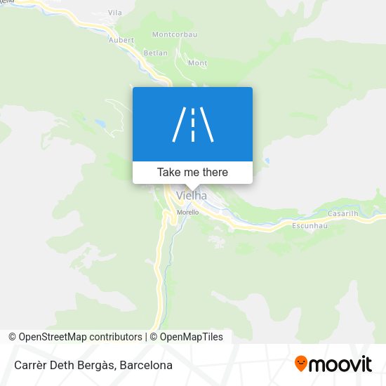 Carrèr Deth Bergàs map