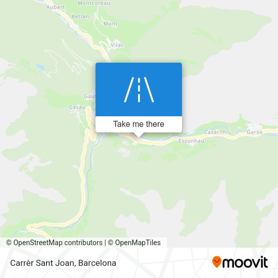 Carrèr Sant Joan map