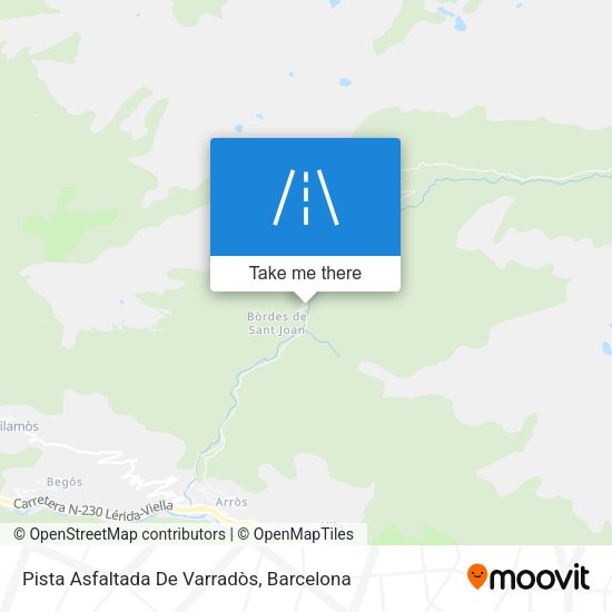 Pista Asfaltada De Varradòs map