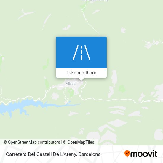 Carretera Del Castell De L'Areny map