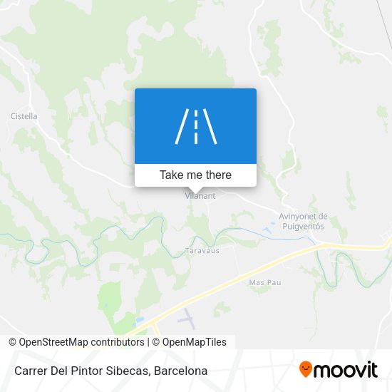 Carrer Del Pintor Sibecas map