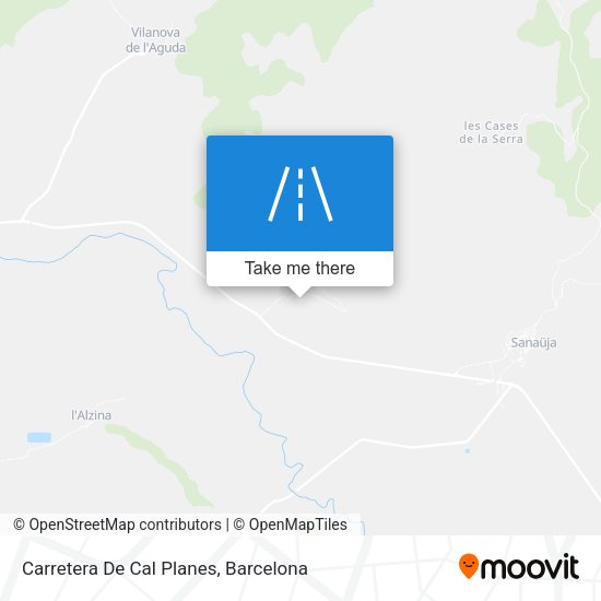 Carretera De Cal Planes map