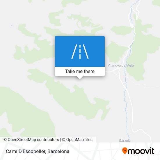 Camí D'Escobeller map
