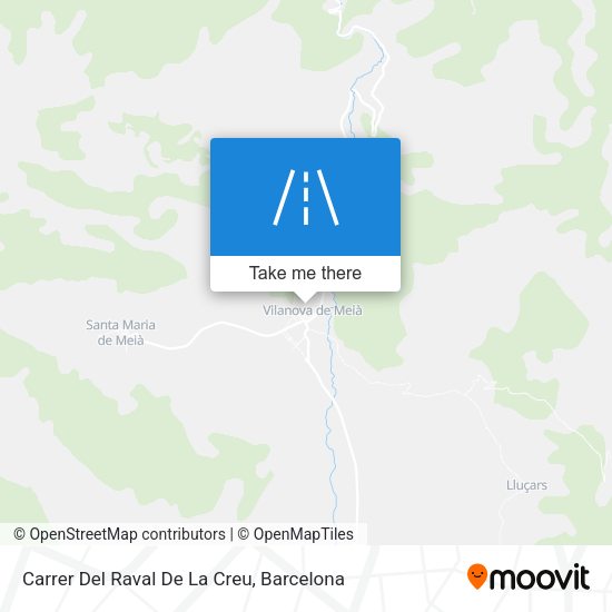 Carrer Del Raval De La Creu map