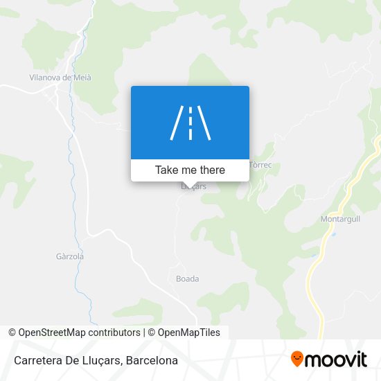 Carretera De Lluçars map