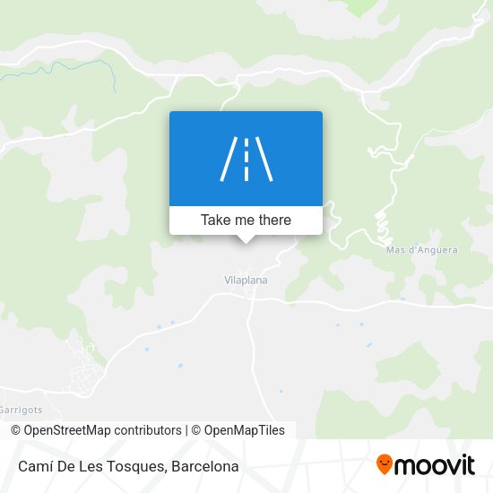 Camí De Les Tosques map
