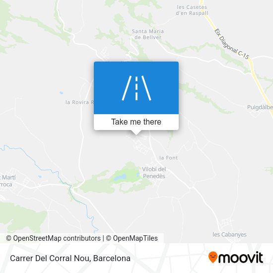 Carrer Del Corral Nou map