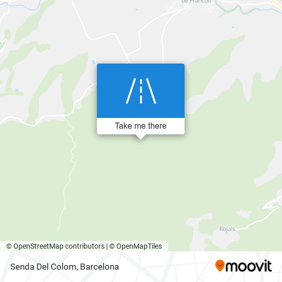 Senda Del Colom map