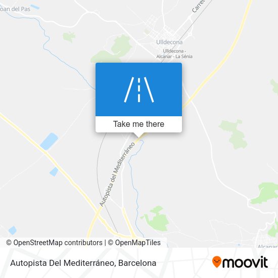 Autopista Del Mediterráneo map