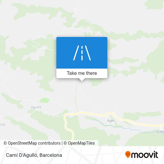 Camí D'Agulló map