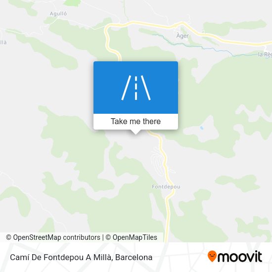 Camí De Fontdepou A Millà map