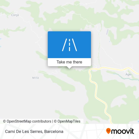 Camí De Les Serres map