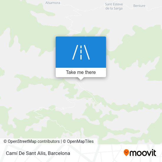 Camí De Sant Alís map