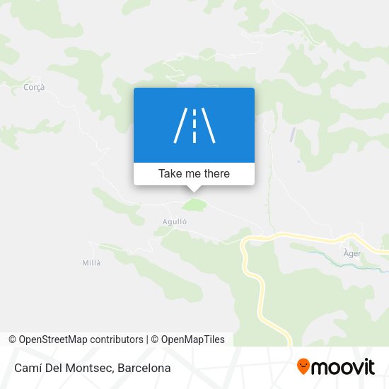 Camí Del Montsec map