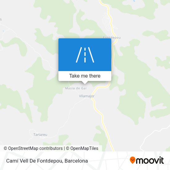Camí Vell De Fontdepou map