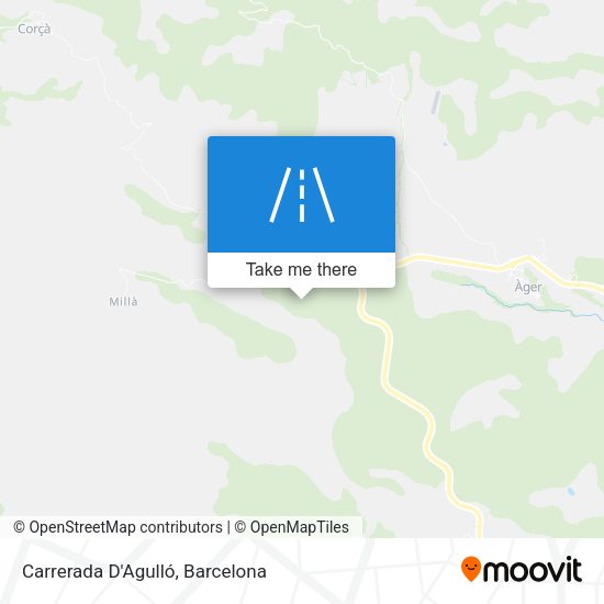 Carrerada D'Agulló map