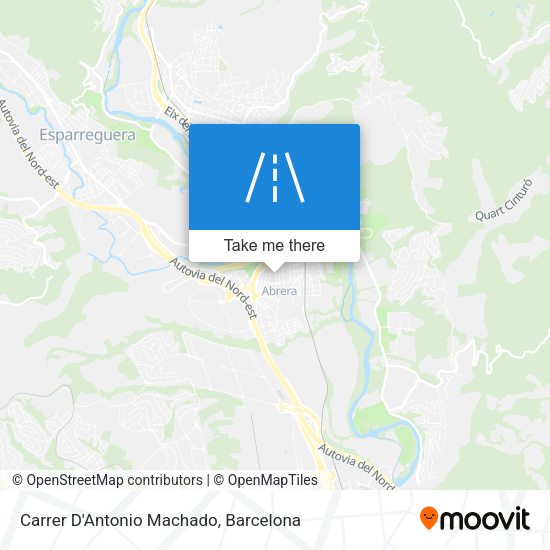 Carrer D'Antonio Machado map