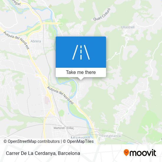 Carrer De La Cerdanya map