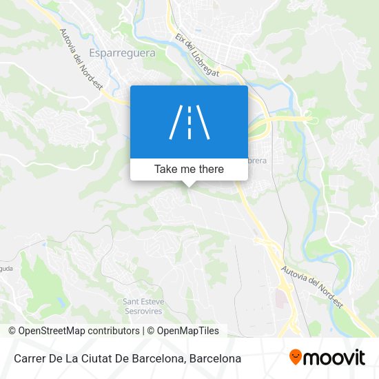 Carrer De La Ciutat De Barcelona map