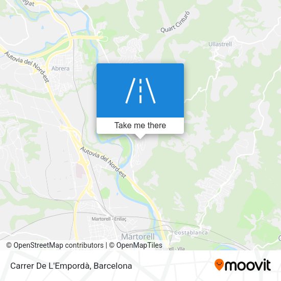 Carrer De L'Empordà map