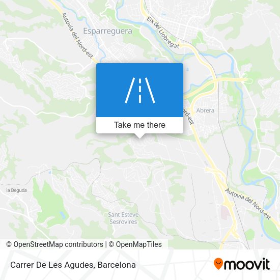 Carrer De Les Agudes map