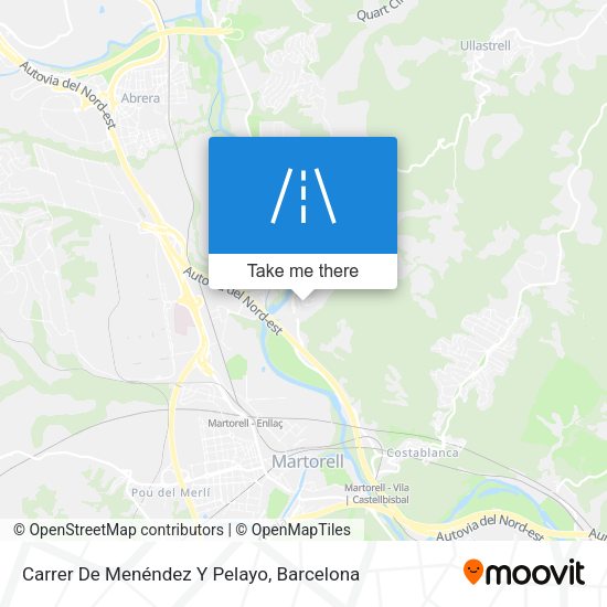 Carrer De Menéndez Y Pelayo map