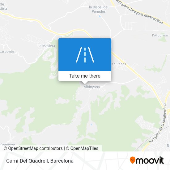 Camí Del Quadrell map
