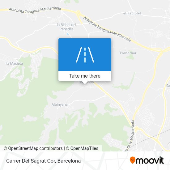 Carrer Del Sagrat Cor map