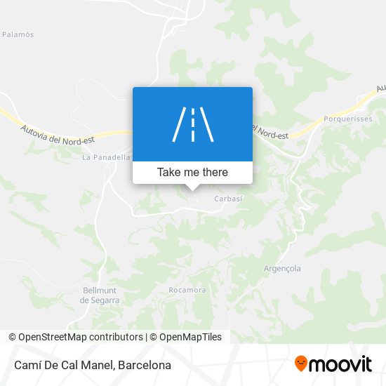 Camí De Cal Manel map
