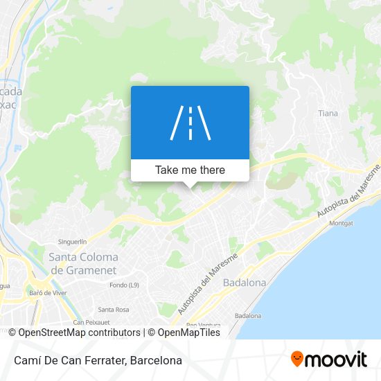 Camí De Can Ferrater map