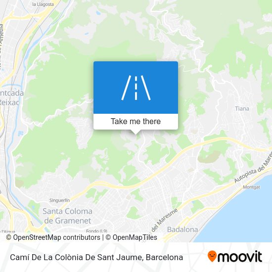 Camí De La Colònia De Sant Jaume map