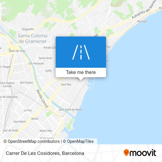 Carrer De Les Cosidores map