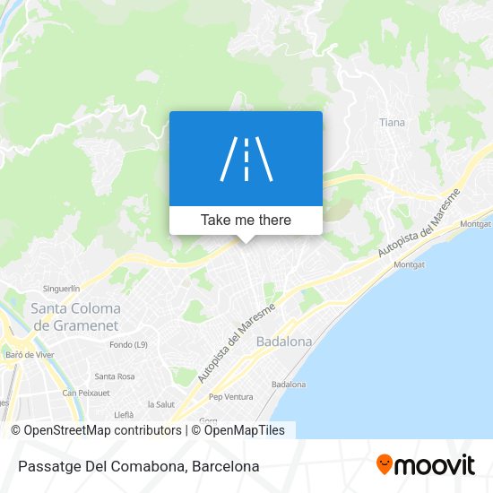 Passatge Del Comabona map