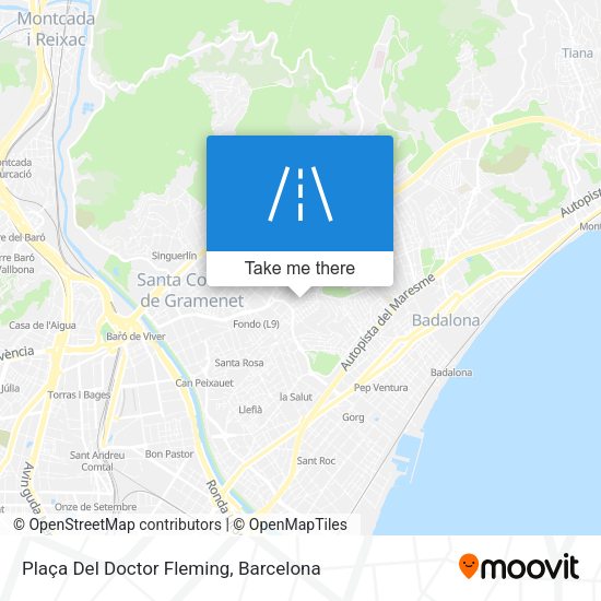 Plaça Del Doctor Fleming map
