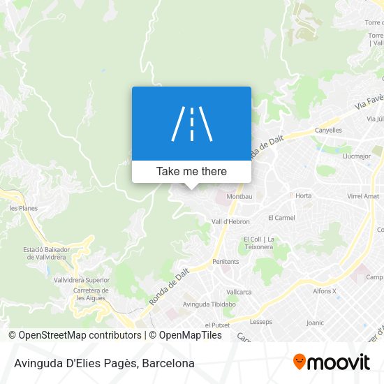 Avinguda D'Elies Pagès map