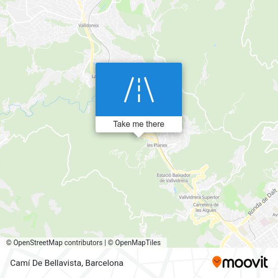 Camí De Bellavista map