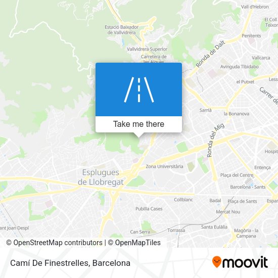 Camí De Finestrelles map