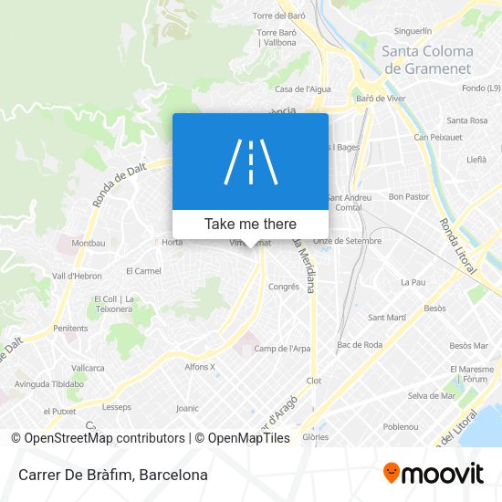 Carrer De Bràfim map