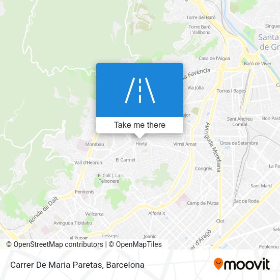 Carrer De Maria Paretas map