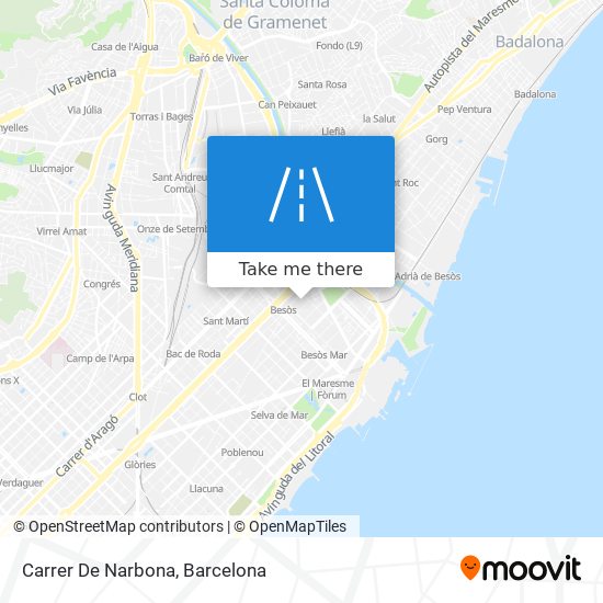 Carrer De Narbona map