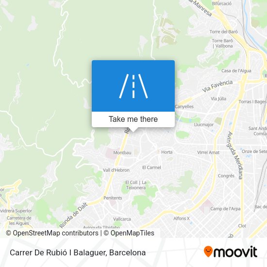 Carrer De Rubió I Balaguer map