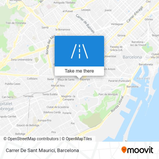 Carrer De Sant Maurici map