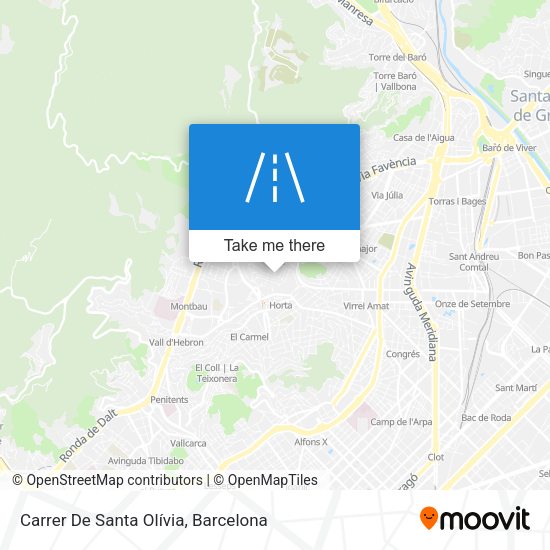 Carrer De Santa Olívia map