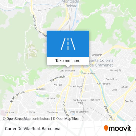 Carrer De Vila-Real map