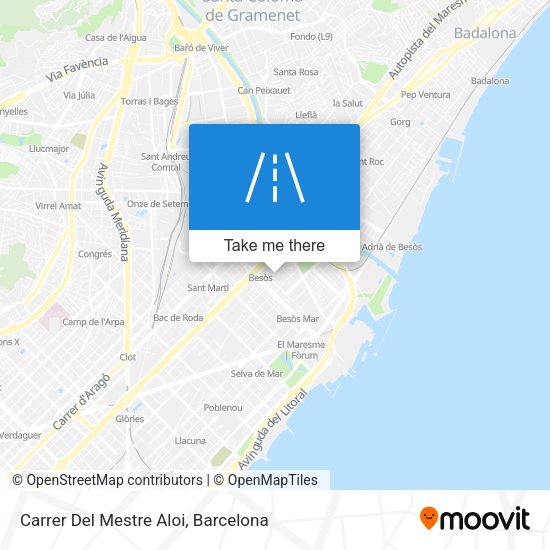 Carrer Del Mestre Aloi map