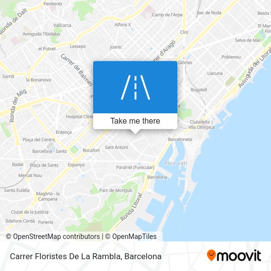 Carrer Floristes De La Rambla map