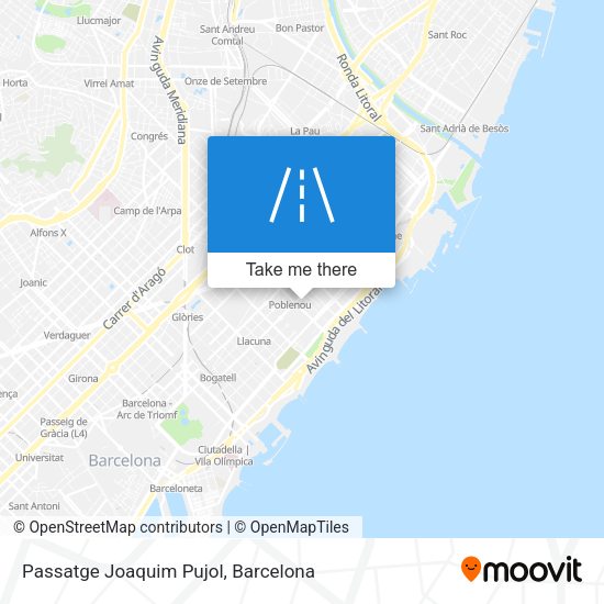 Passatge Joaquim Pujol map