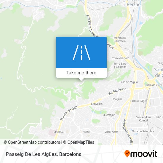 Passeig De Les Aigües map